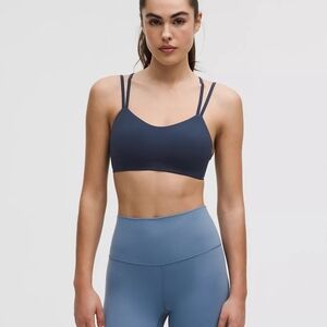 Women's Navy Blue Sports Bra